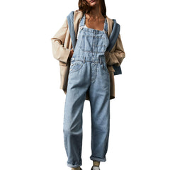 Zyrall Women's denim overalls