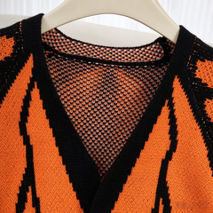 Zyrall Women's Butterfly-Knit Batwing-Sleeve Cardigan